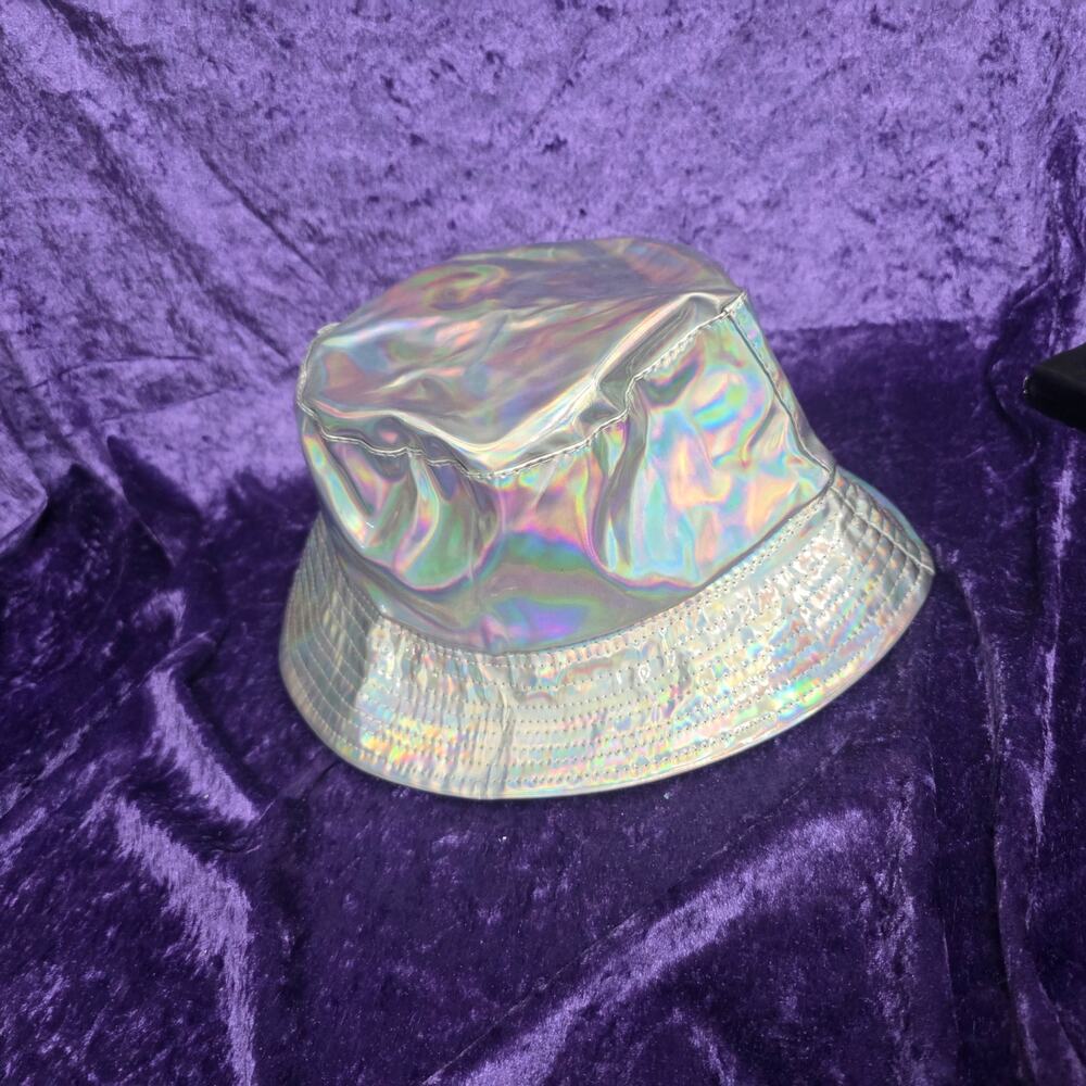 Toddler iridescent shiny new hat
